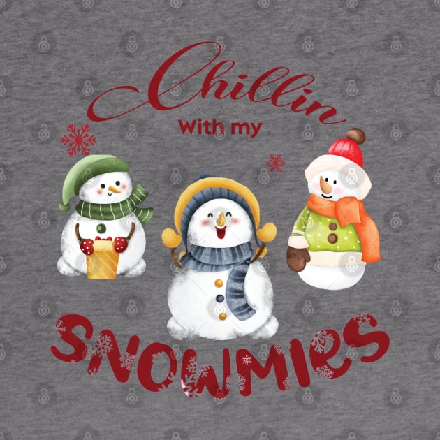 Chillin with my snowmies by jennydesigns